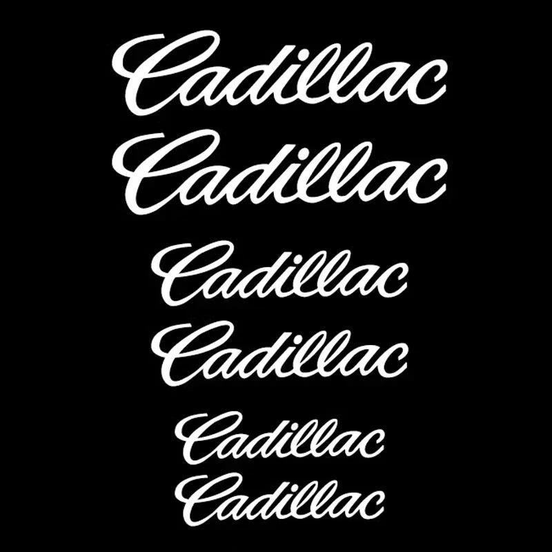 Pro Cadillac ATS BLS CT4 CT5 CTS ESCALADE EXT STS XLR XT4 XT6 XTS 6ks Vinylové samolepky na brzdové třmeny auta Dekorativní samolepky na pneumatiky a brzdy