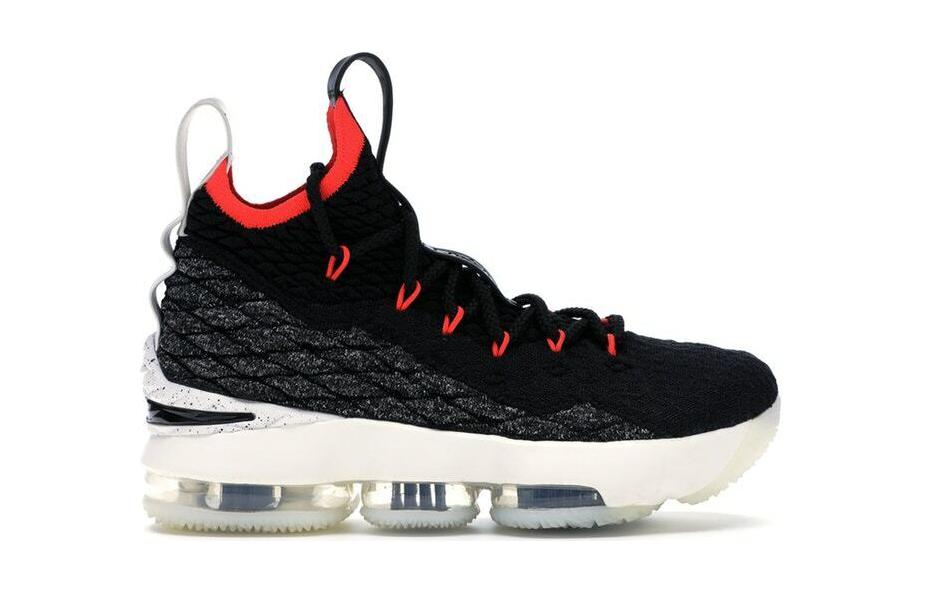 Nike LeBron 15 Nero Rosso Vivace GS AQ6176-002