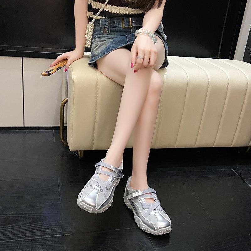 Mary Jane inner height increase ballet women's new small summer platform casual sneakers sandals