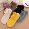 Women’s Non-Slip Lace Trim Thick Floor Socks for Autumn/Winter