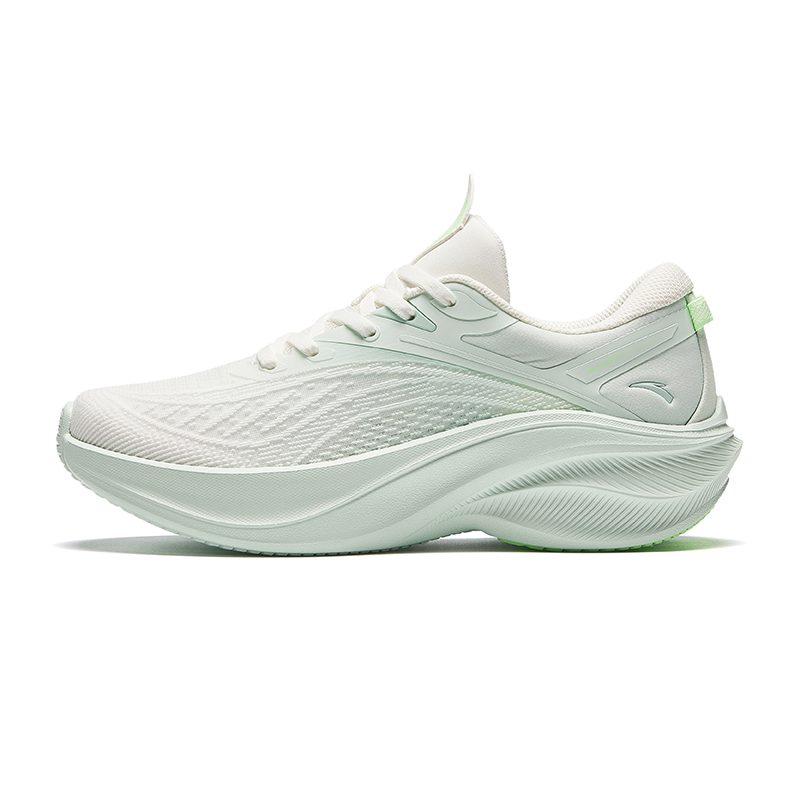 Anta Leaf 5.0 Comfortable Low top Running Shoes Women's White Green 922525575F-1