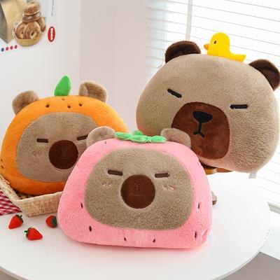 Kapibara Plush Toy Pillow Capybara Office Tatami Bedside Sofa Car Seat Cushion