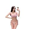 Ins style bikini swimsuit female pure desire high sense sexy split swimsuit slim resort hot spring swimsuit