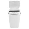 Motion Sensor Trash Can 18L Automatic Touchless Garbage Bin with Blue Luminous Press   for Bathroom Kitchen Living Room