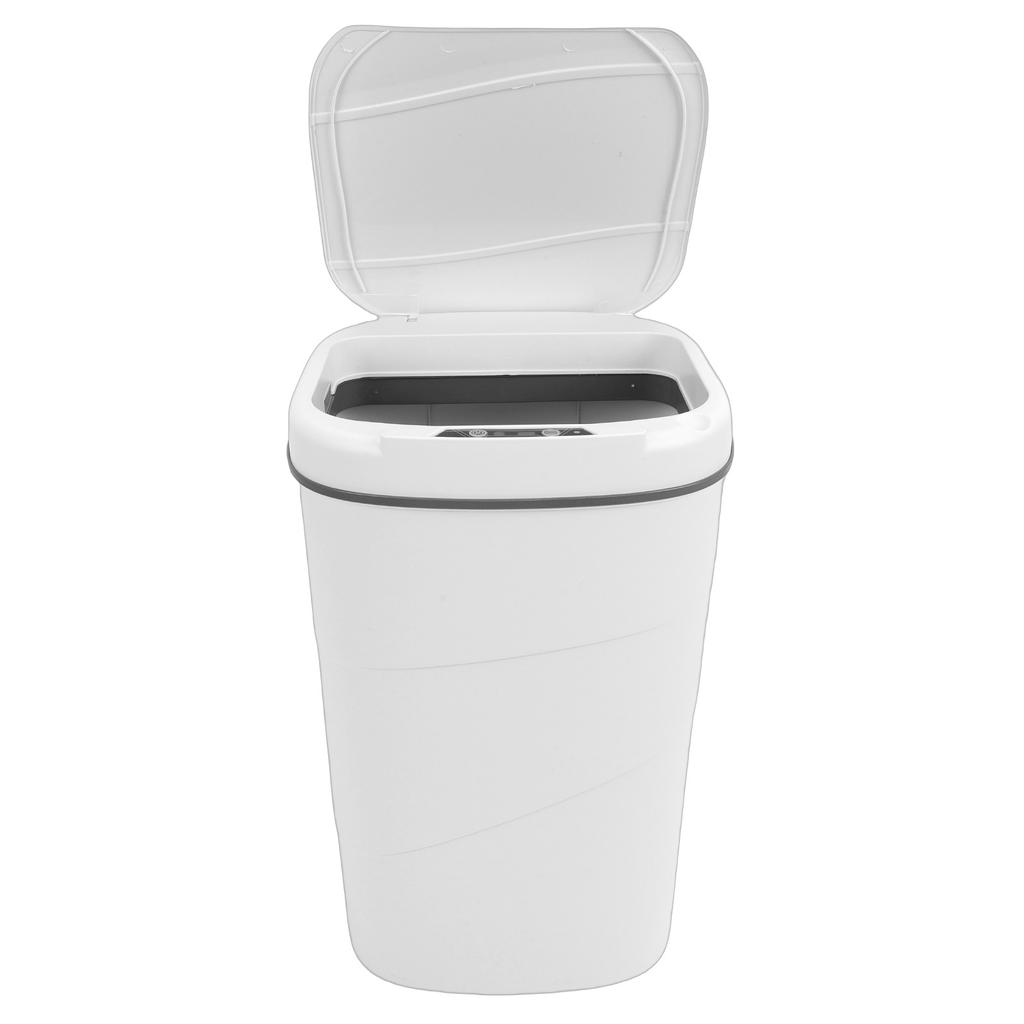 Motion Sensor Trash Can 18L Automatic Touchless Garbage Bin with Blue Luminous Press   for Bathroom Kitchen Living Room