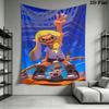 Splatoon game Wall Tapestry Aesthetic Wall Hanging Printed Fabric Blanket Decorative Tapestries for Bedroom Living Room Home Decor