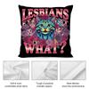 Funny Lgbtq eat what Cushion Cover Soft Plush Fabric DoubleSided Printed Cushion Covers for All Seasons Modern Home Decor