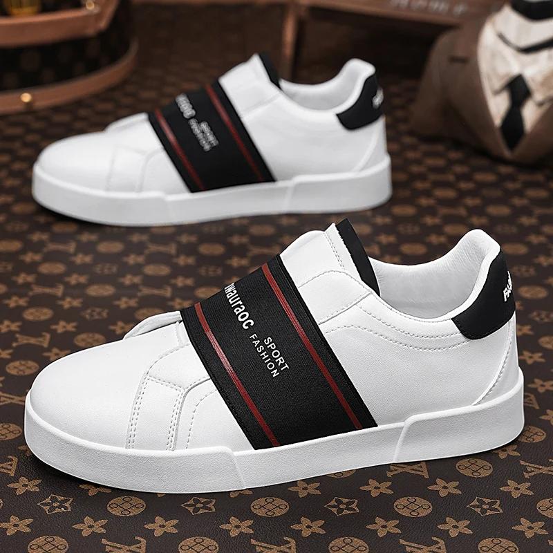 

Новые весенние модные кроссовки мужские низкие кожаные мужские туфли для скейтбординга удобные туфли на вулканизированной платформе для мужчин Zapatos Para Hombre 39