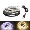 5V USB Led Strip Light SMD 2835 1M 2M 3M 4M 5M White/Warm White  Flexible Lighting Ribbon TV Background Tape Home Decor Lamp