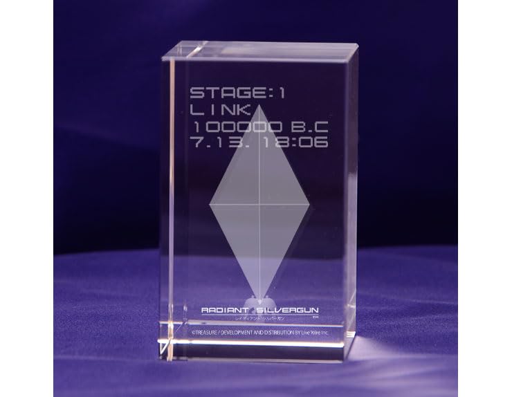 Ebiten Radiant Silvergun Box Famitsu DX Pack 3D Crystal Set [Amazon.co.jp Exclusive] Collector's [Large T-shirt]