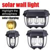 Solar Motion Lights Outdoor Waterproof, Solar Porch Lights Outdoor for Door, Shed, Patio, Garage, Yard Outside Decorative