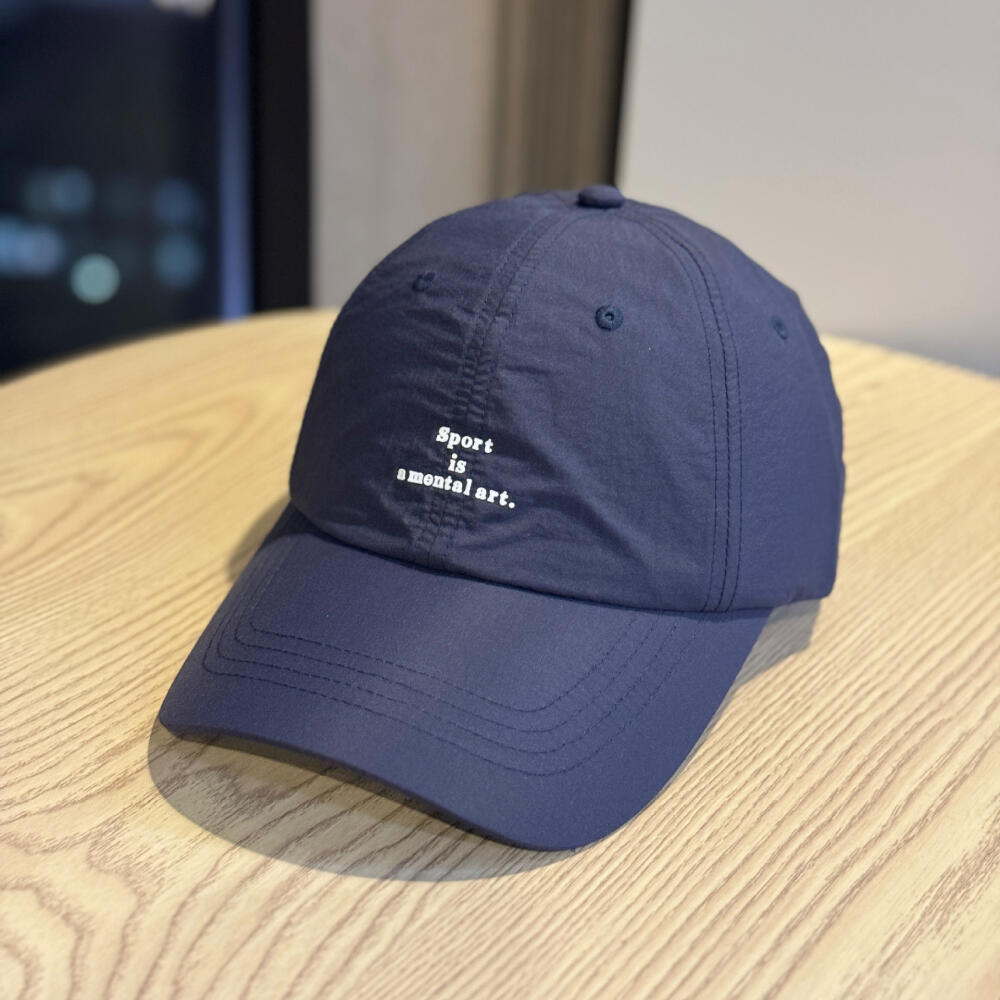 Korean Style Letter Embroidered Mesh Baseball Cap, Quick Dry Nylon Casual Hat for Men Women Daily Outdoor Streetwear Headwear