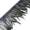 2M Cock Tail Feather Cloth Edge Decoration 25-30Cm 10-12 Inch Chicken Feather Ribbon Wedding Party Decoration Dress