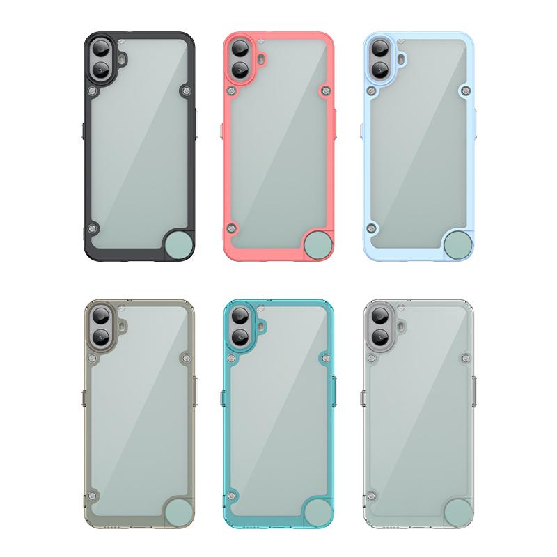 For Nothing CMF Phone 1 Case Cover Nothing CMF Phone 1 Capa Phone Bumper Shockproof Clear Transparent Fundas Nothing CMF Phone 1
