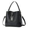 Stylish Color Block Handbag For Women Versatile Tote Bag With Shoulder Strap And Zipper Closure