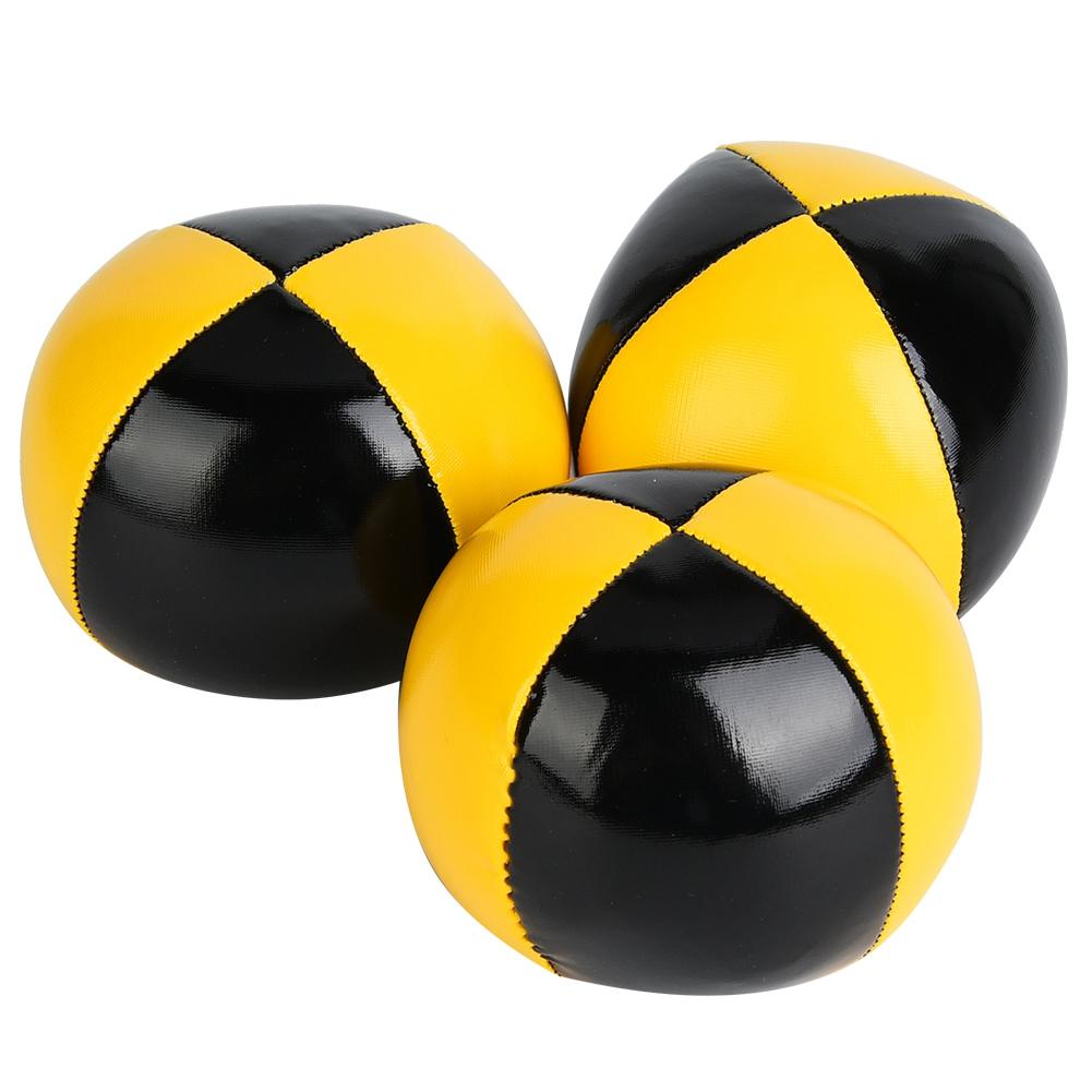 

Juggling s, 3pcs Yellow Black Pu Thud Juggling s Clown Play Set for Beginners