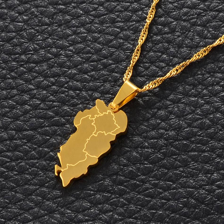Anniyo Albanien Anhänger Halsketten Albanische Shqiperia Schmuck ShqipëriaeMadhe #534062