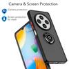 For Xiaomi Redmi 14C 4G Case Matte Translucent Armor Kickstand Phone Cover for Redmi14C 14 C Car Magnetic Ring Shockproof Funda
