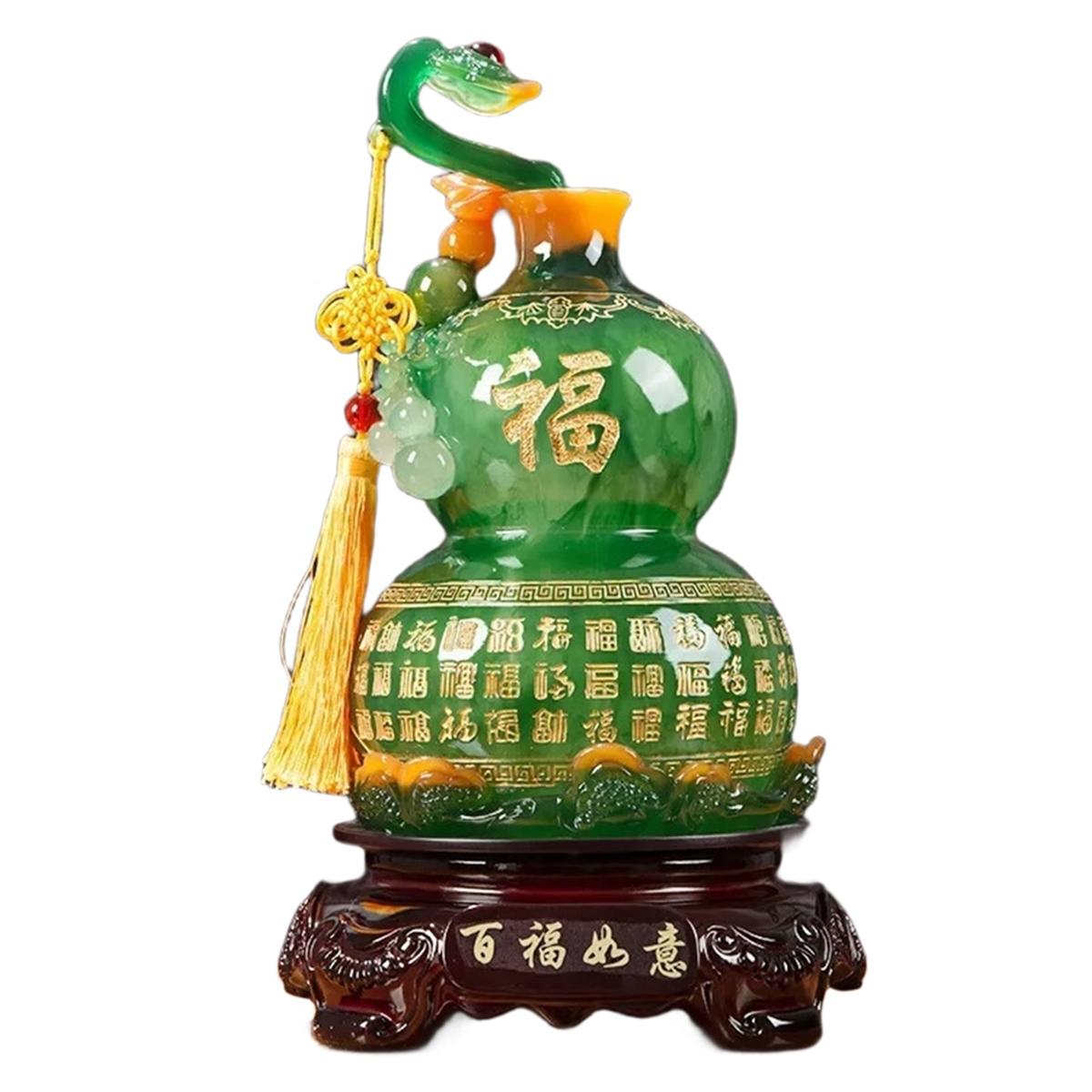 

2025+ Feng Shui Gourd Decor Town House Home Room Tv Cabinet Wine Attracting Decor China Mainland
