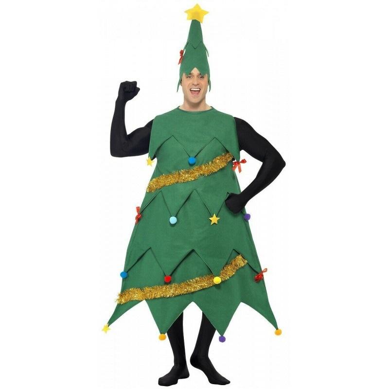 Stylish Christmas Tree Costume Set For Men And Women Perfect For Fun Holiday Events And Cosplay