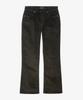 TOFFEE WOMEN W Winter Loose Bootcut Corduroy Pants (Brown)