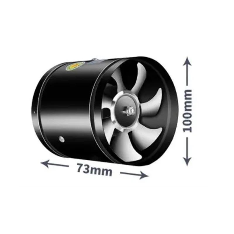 

4 6 8 Трубчатый вытяжной вентилятор Воздуходувка Металлическая труба Вентиляция Вытяжной вентилятор Мини-вытяжка Ванная комната Туалет Настенный вентилятор Канальный вентилятор