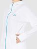 Yonex Knit White Medium Women's Warm-Up Hoodie, 57076, (011),