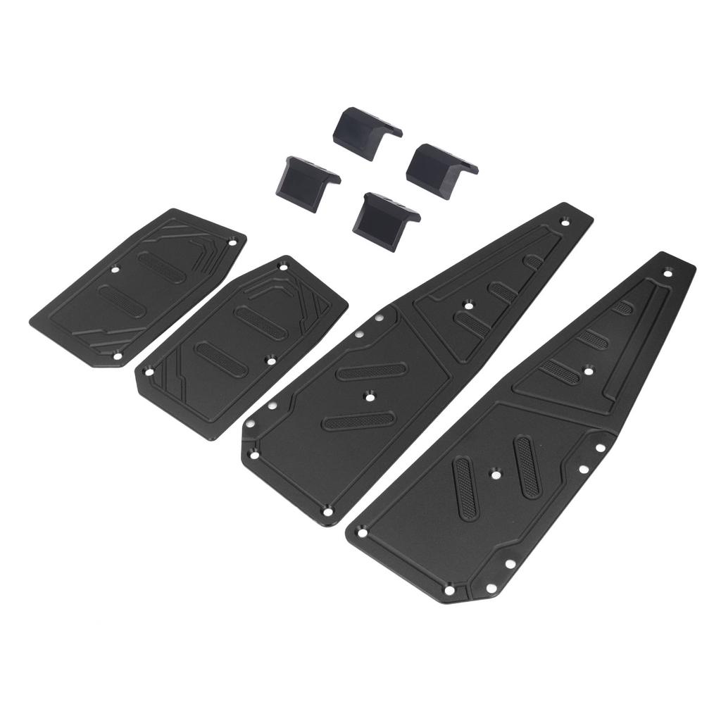 Motorcycle Footboard Steps Durable Increased Stability Comfort Replacement for Aprilla SR GT200 GT125 Black