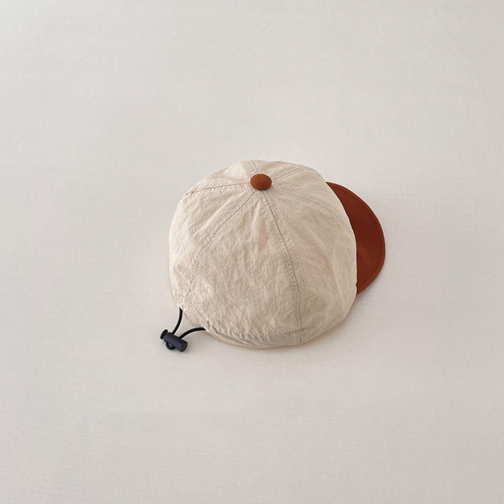 Summer Letter Baseball Cap Soft Children Visors Cap Korean Baby Peaked Hat Toddler