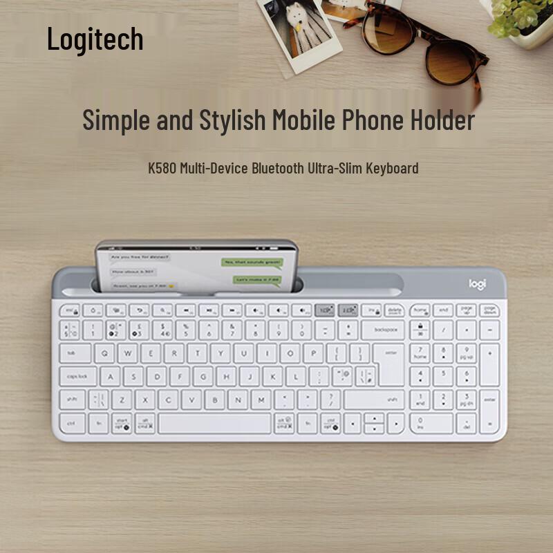 Logitech K580 Fashion Series Slim Multi-Device Wireless Keyboard