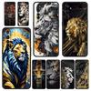 Cross Pattern Bicolor Lion Soft TPU For Realme 13 12 11 10 9 Pro Plus GT3 GT2 C21 C25 C35 C53 C55 C67 Pro 5G Phone Case Cover