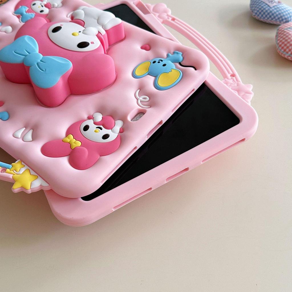 Retractable My Melody Silicone Case for iPad Air 2025/iPad Pro 11 Tablet