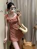 French Temperament Red Plaid Sleeveless Dress Children's Summer 2026 New Small Thin Waist Skirt