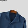 INCERUN Autumn Men Lapel Long Sleeve Buttons Down Jackets Coats