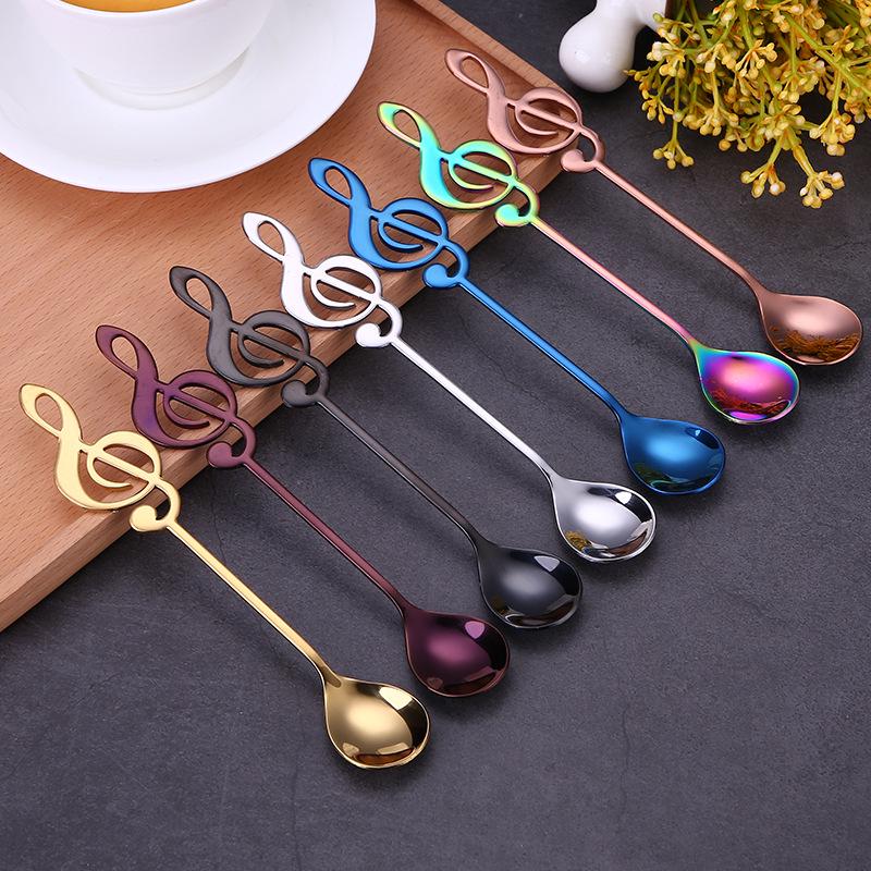 304 Stainless Steel Creative Spoon for Coffee, Ice Cream, Dessert, Stirring, and Souvenir.