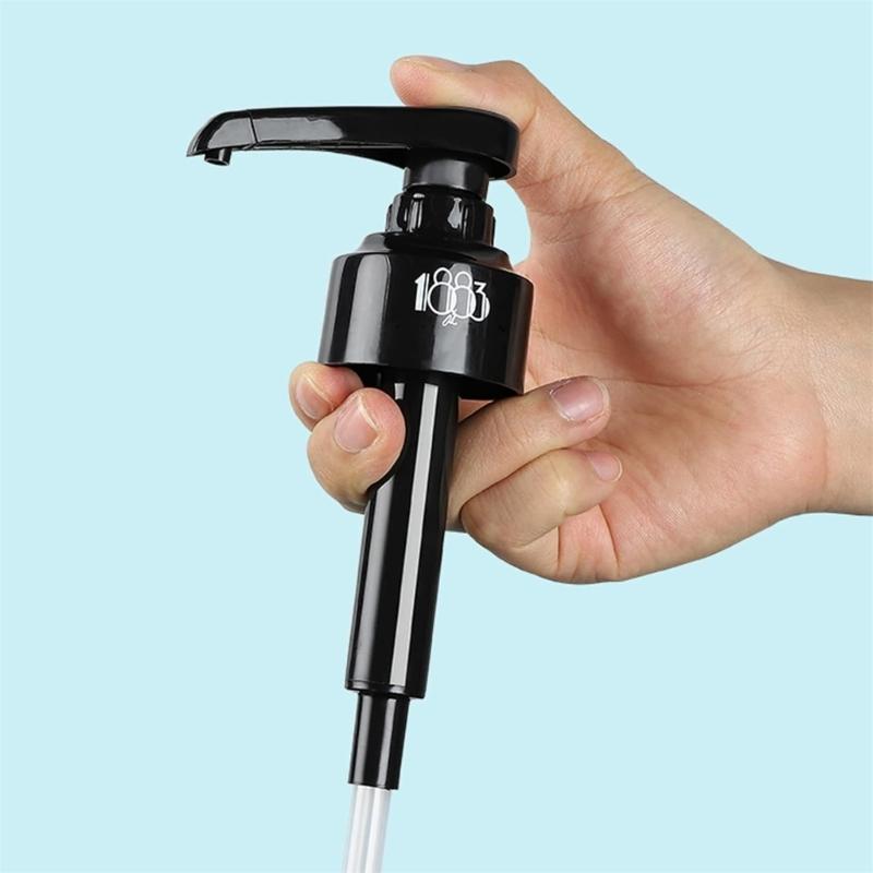 Pack of 4 Coffee Syrup Pump Efficient 8ml Quantitative Pouring Pump Dispenser Drink Flavor Pump Plastic Dispenser Pump