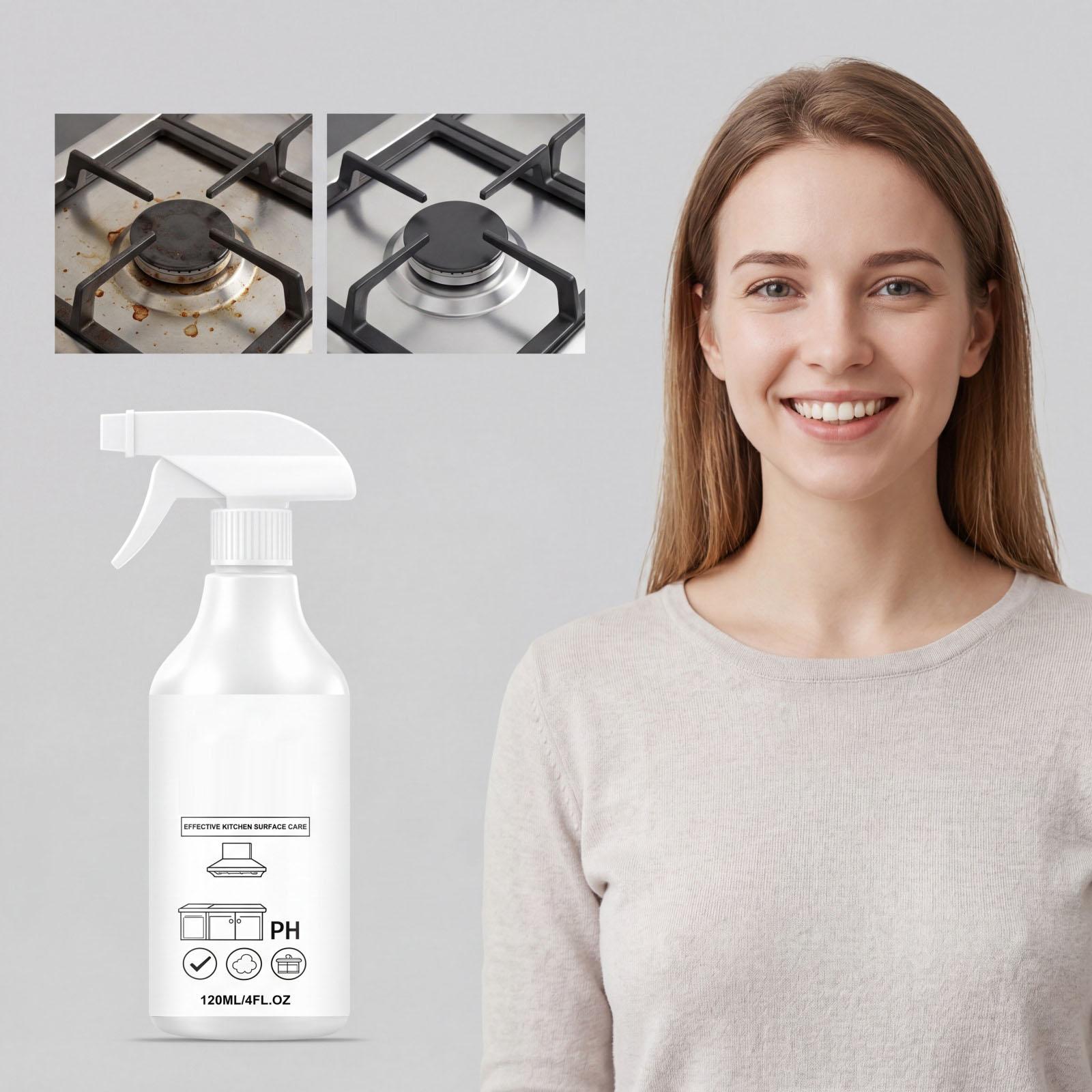 JAKEHOE Powerful Kitchen Cleaner Degreaser - Remover for Stove Top, Oven, Counter, Stainless , and Grime One Size белый