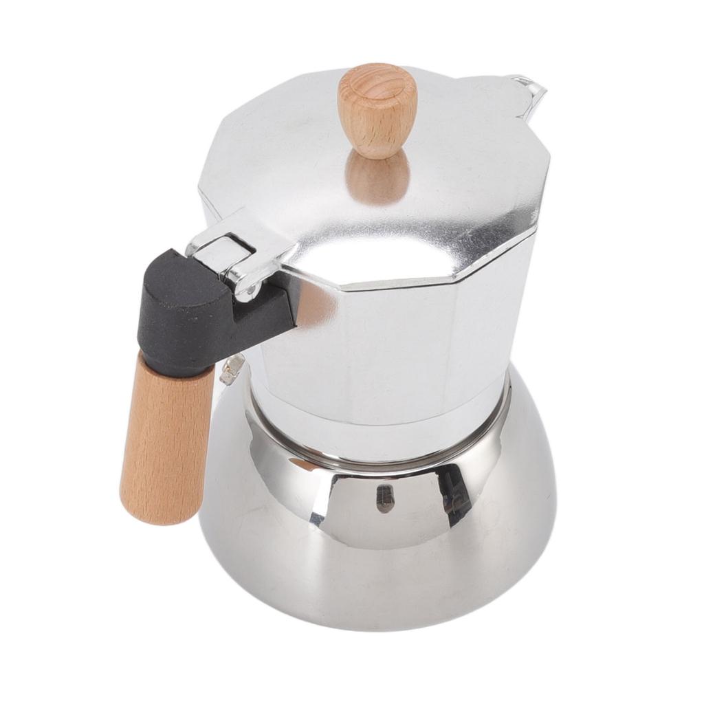 Stovetop Coffee Maker Stainless Steel Cafetera Coffee Pot With Filter Paper for Hand Brewed Moka