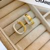 Simple U-Shaped Earrings Women'S Two-Color Personalized Earrings High-Grade Light Luxury Versatile Earrings