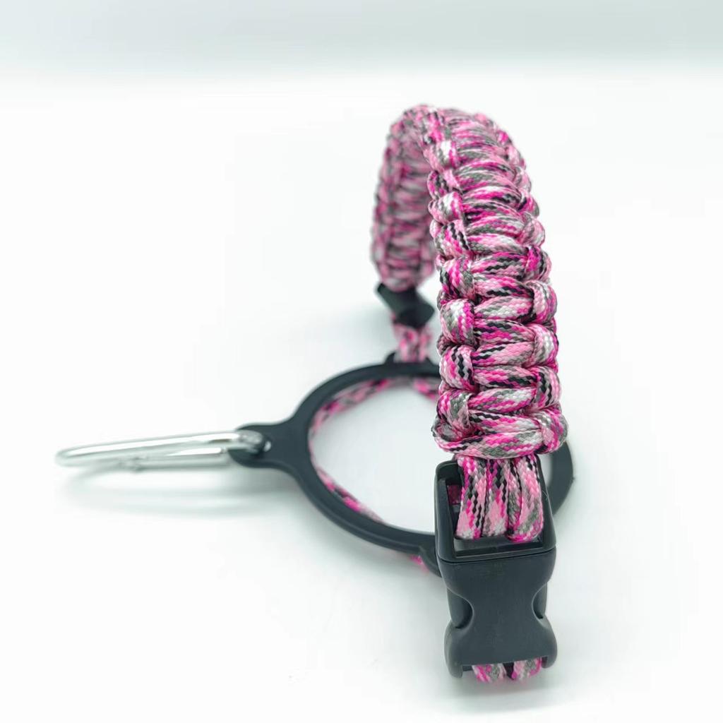 Water Bottle Accessories Paracord Rope Holder Wide Mouth Bottle Portable Rope Hand Strap Cup Carrier Color Cupful Rope