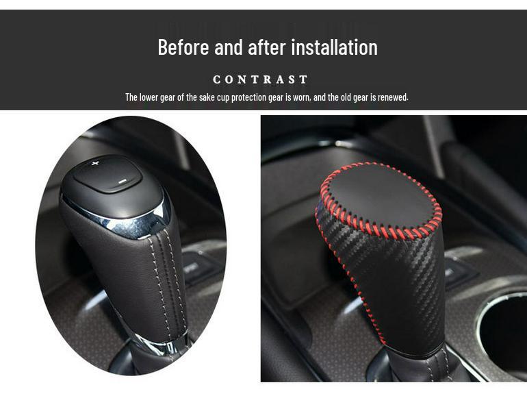 Chevrolet 16-20 Malibu, XL, Equinox & New Cruze Genuine Leather Gear Shift Knob Cover