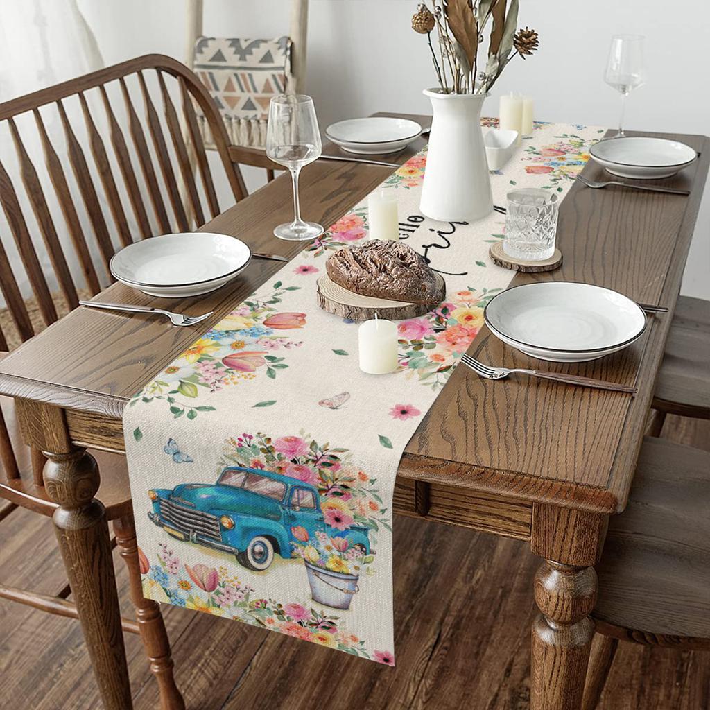 Washable Napkin Table Flag Table Runner Table Napkin Table Cloth