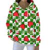 Christmas Hoodies For Women Funny Cute Printed Holiday Sweatshirt Winter Oversized Pullover Tops