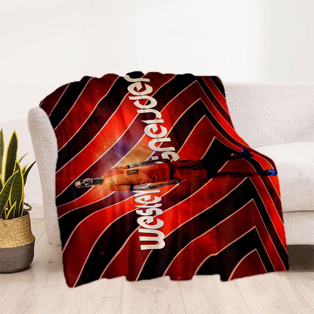 Goalkeeper Action Blanket Warmthful Decor Great for Chair Sofa Livingroom All-Season Use Digital Print Ideal Gift For Birthday Valentine'S Day
