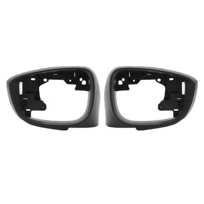 Side Mirror Cover Frame Black Decorative Door Side Wing Rearview Mirror Frame Replacement for