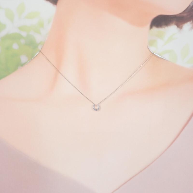 Ponte Vecchio Collar GL1526N001WDM9H Platino Pt850 Mujer