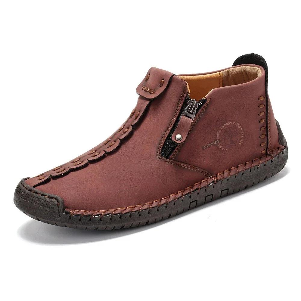 Модные мужские ботинки ручной работы — фото 7