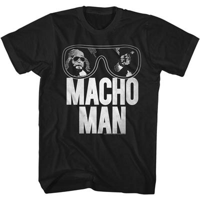 Macho Man Macho Man Redo T-shirt Unisexe Noir