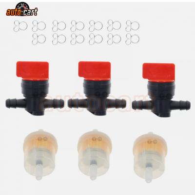 For Mower Generators 1/4" Fuel Filter Shut Cut Off Valve 494768 697947 698183