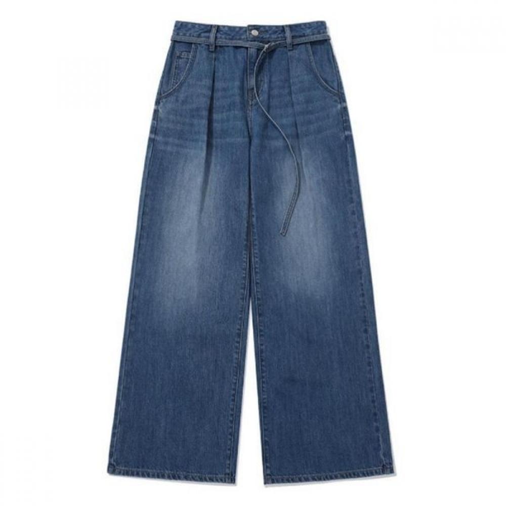 

Covernot Women S Belted Wide Denim pantS B1 Co2403pt73 Bl Lb 1.CO2403PT73 BL WS